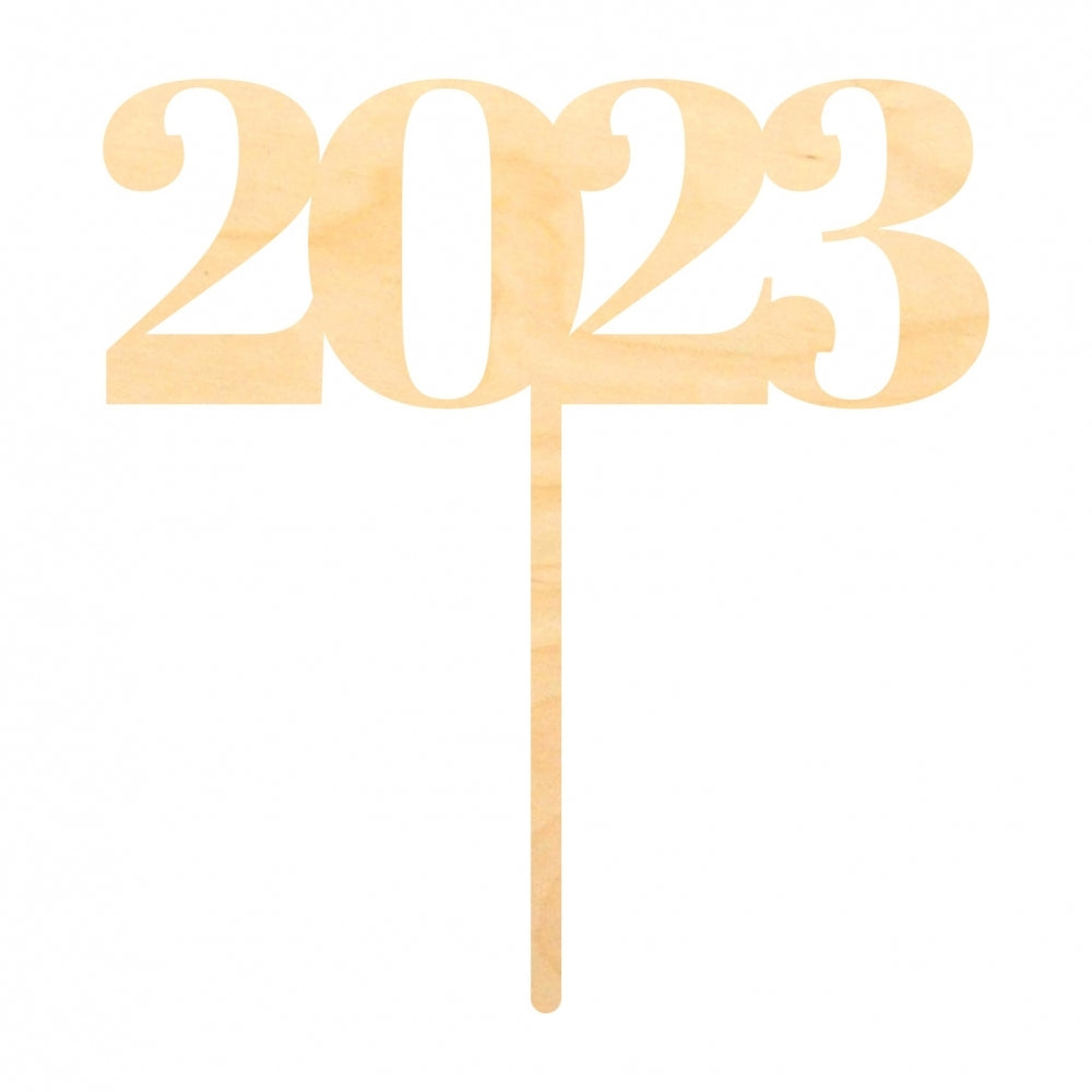 MAKE A WISH - 2023 New Year Cake Topper