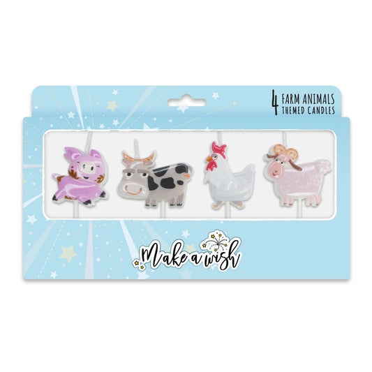 MAKE A WISH - Farm Animals Candle Set