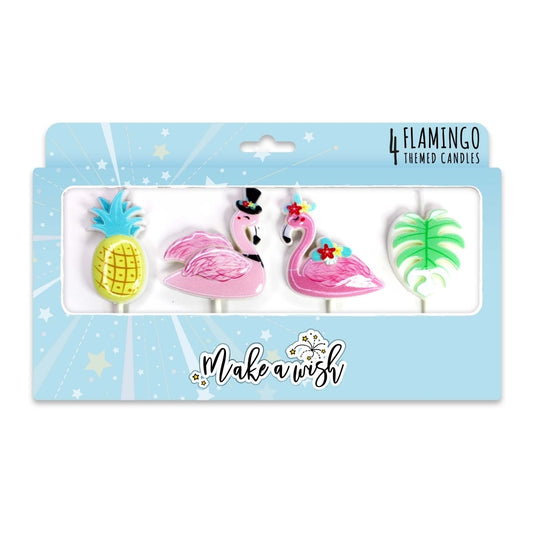 MAKE A WISH - Flamingo Candle Set