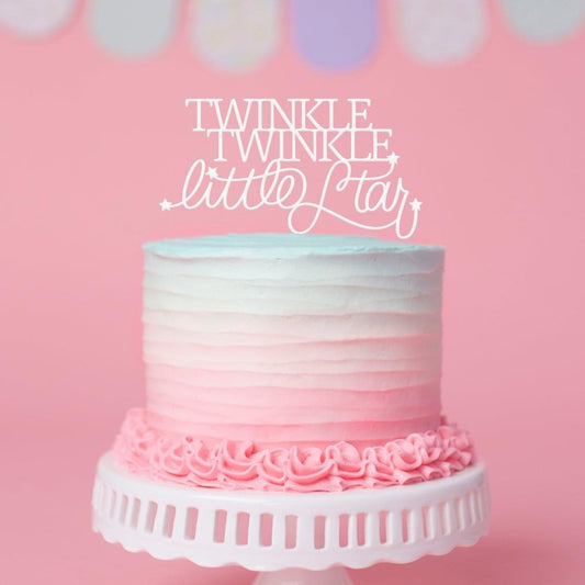 MAKE A WISH - Twinkle Star Cake Topper