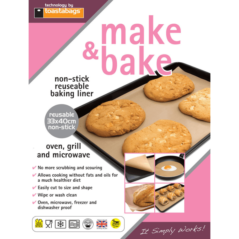 MAKE & BAKE BY TOASTABAGS - Baking Tray Liner 33cm x 40cm