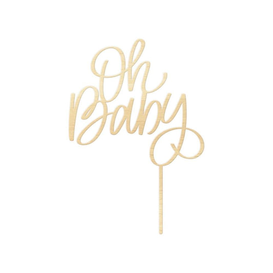 MAKE A WISH - Oh Baby Cake Topper