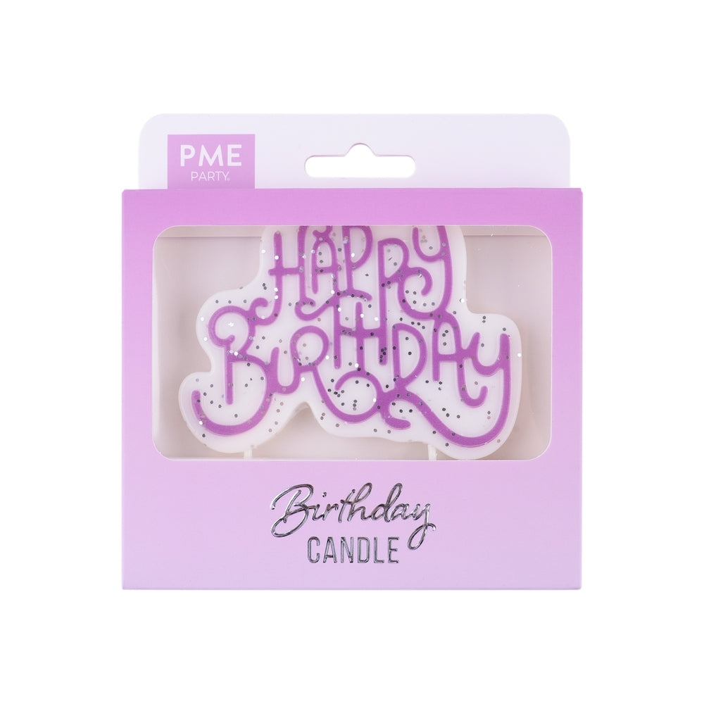 PME - Happy Birthday Candles (7 Colours)