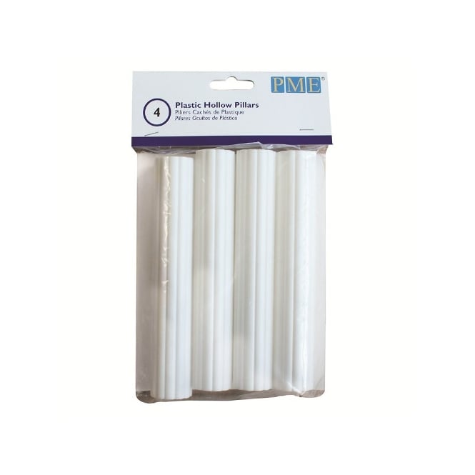 PME - 6 Inch Plastic Hollow Pillars Pack Of 4