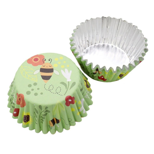 PME Bees Foil Baking Cups Pack Of 30