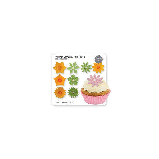 Fantasy Cupcake Tops Set Of 4 Cutters