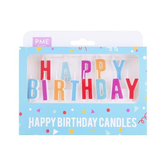 PME - Happy Birthday Letter Candles