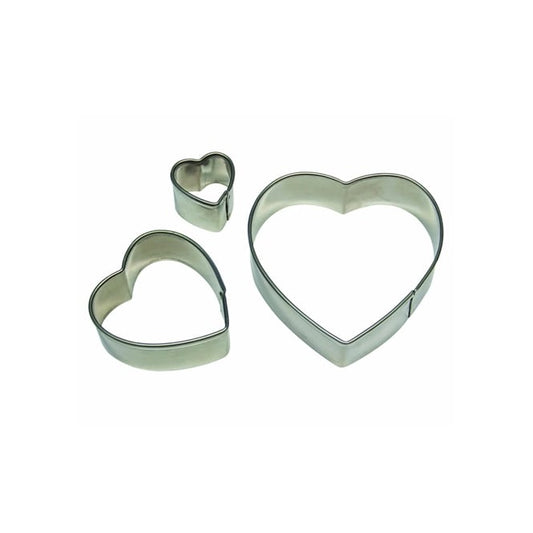 PME Heart Cutter Set Of 3