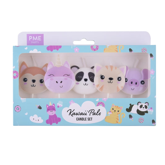 PME - Kawaii Pals Candles - Set of 5