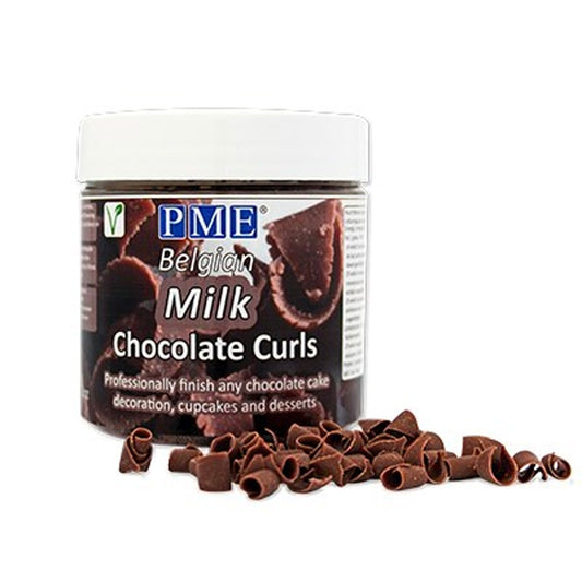 PME Milk - Belgian Chocolate Curls 85g