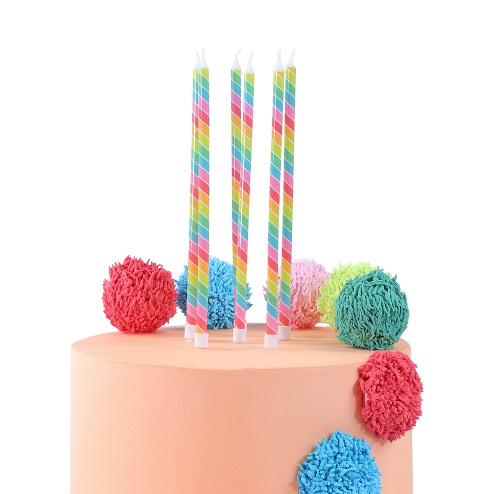 PME - (6 Colours) Glitter - 18cm Extra Tall Candles