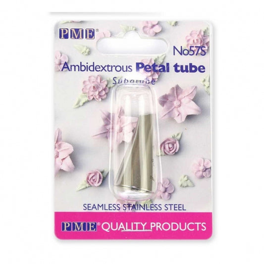 PME - Supatube 57S Straight Ambidextrous Petal Piping Nozzle