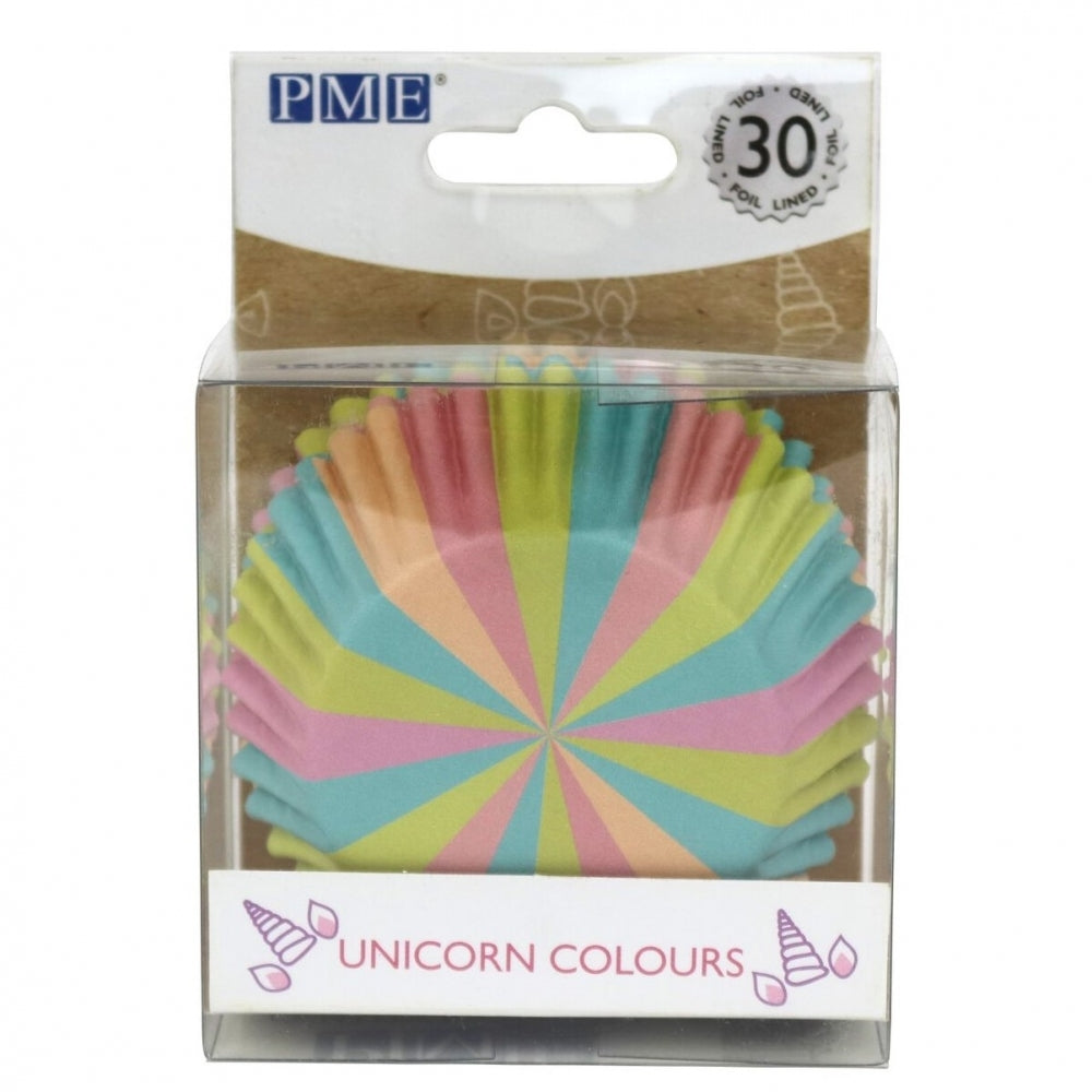 PME Unicorn Colour Cupcake Cases x 30