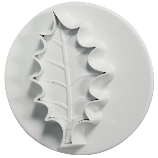 Veined Holly Leaf Plunger Cutter - Medium