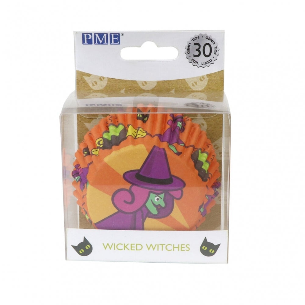 PME Wicked Witches Foil Lined Cupcake Cases x 30