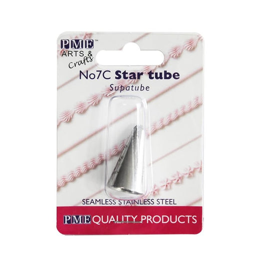 PME Large Closed Star - Supatube 7C Piping Nozzle Tube Tip