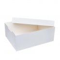 Rectangle Oblong Extra Deep White Cake Box