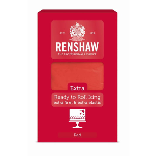 RENSHAW - Red Extra Ready to Roll Icing 1KG