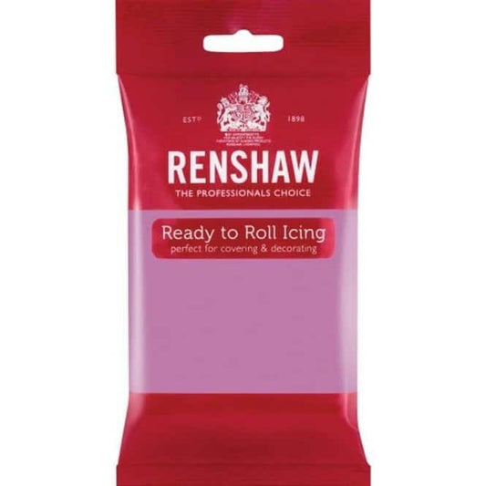 Renshaw-Dusky Lavender Ready To Roll Sugarpaste Fondant Icing (250g)