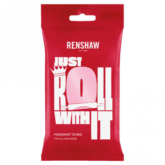 RENSHAW Pink - Just Roll With It Sugarpaste Fondant Icing