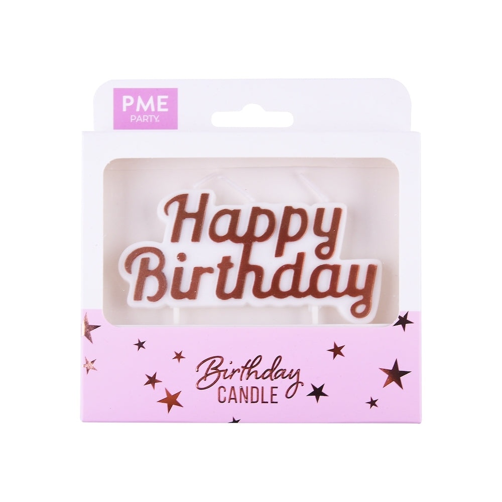 PME - Happy Birthday Candles (7 Colours)