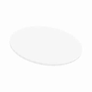 5mm WHITE MDF BOARD - MATT ROUND