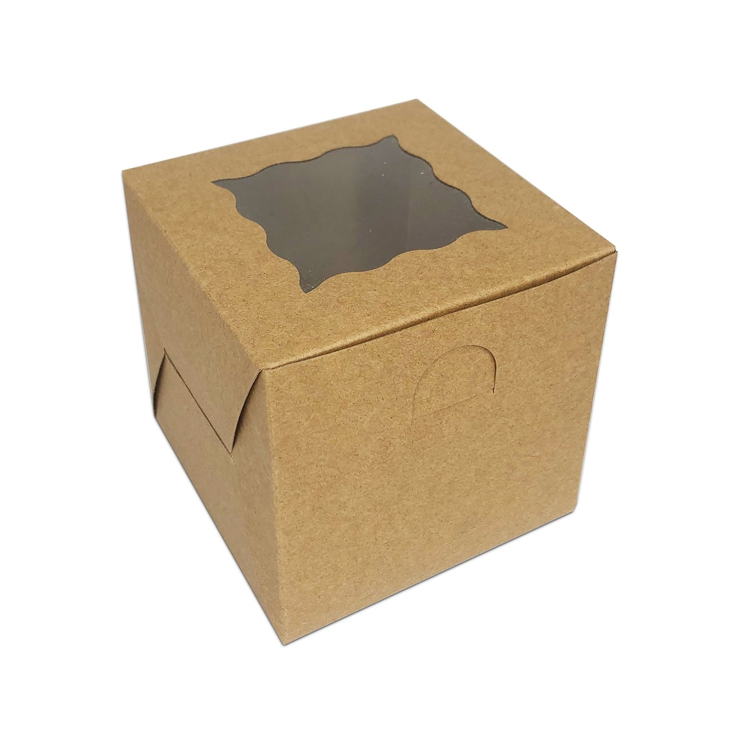 Plain Kraft Single Cupcake Box