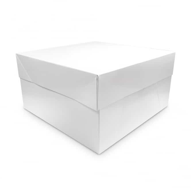 SINGLE - WHITE CAKE BOX