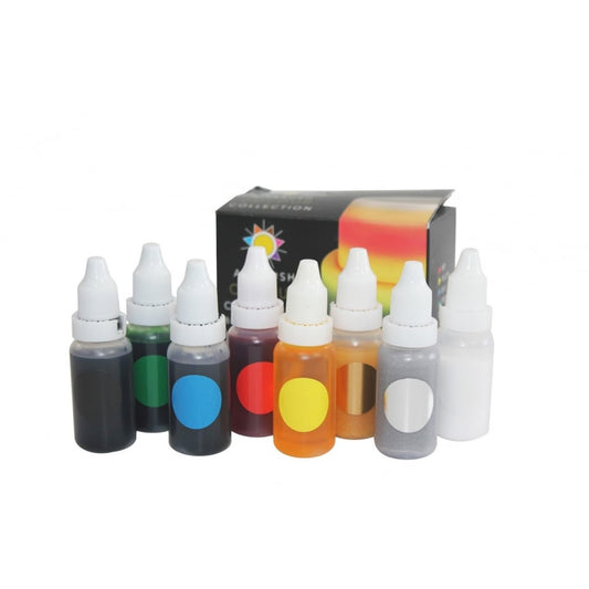 SUGARFLAIR - Mixed 14ml Airbrush Colour Set Of 8