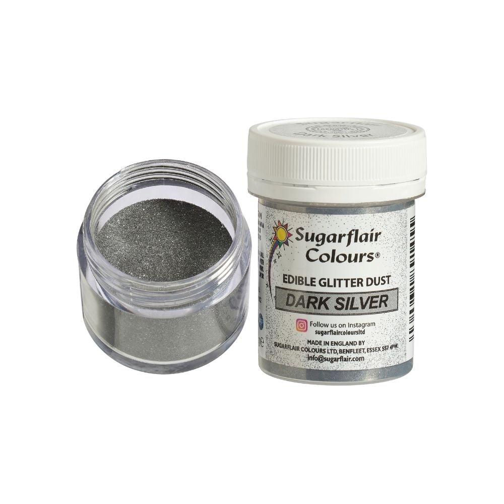 SUGARFLAIR - Edible Glitters Dust 10g (6 Colours)