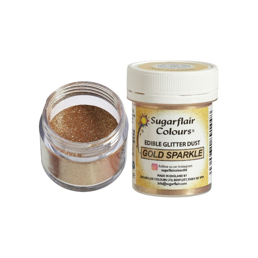 SUGARFLAIR - Edible Glitters Dust 10g (6 Colours)