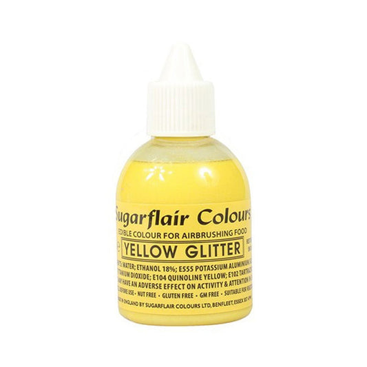 Yellow Glitter - Airbrush Colour 60ml