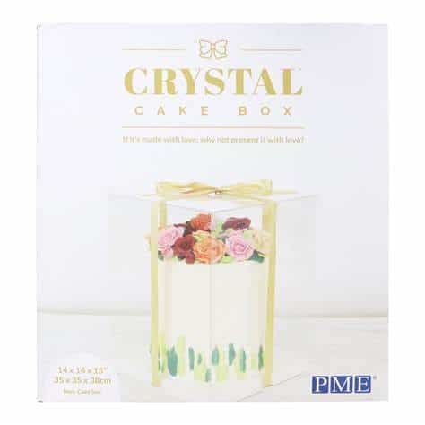 PME:  Crystal Clear Cake Box