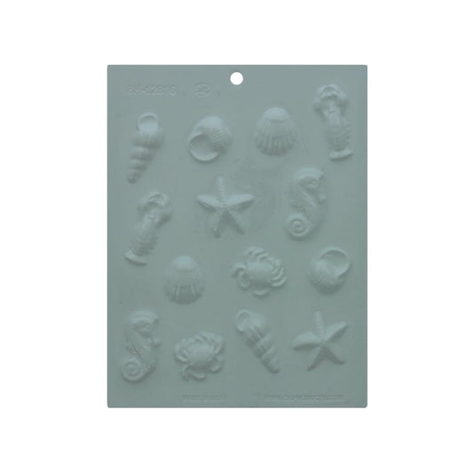 Seashells And Sea Creatures Chocolate Mould