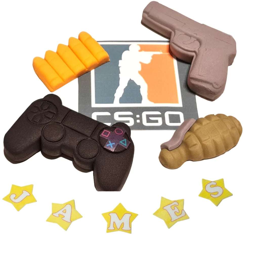 Army Game Set - Edible Cake Topper