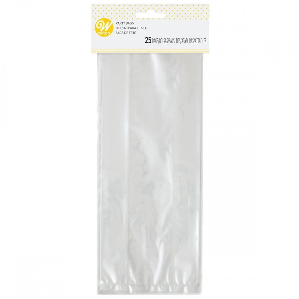 WILTON Clear Party Bags - Pack of 25