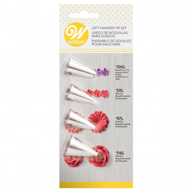 WILTON - Left-Handed Decorating Tip Set