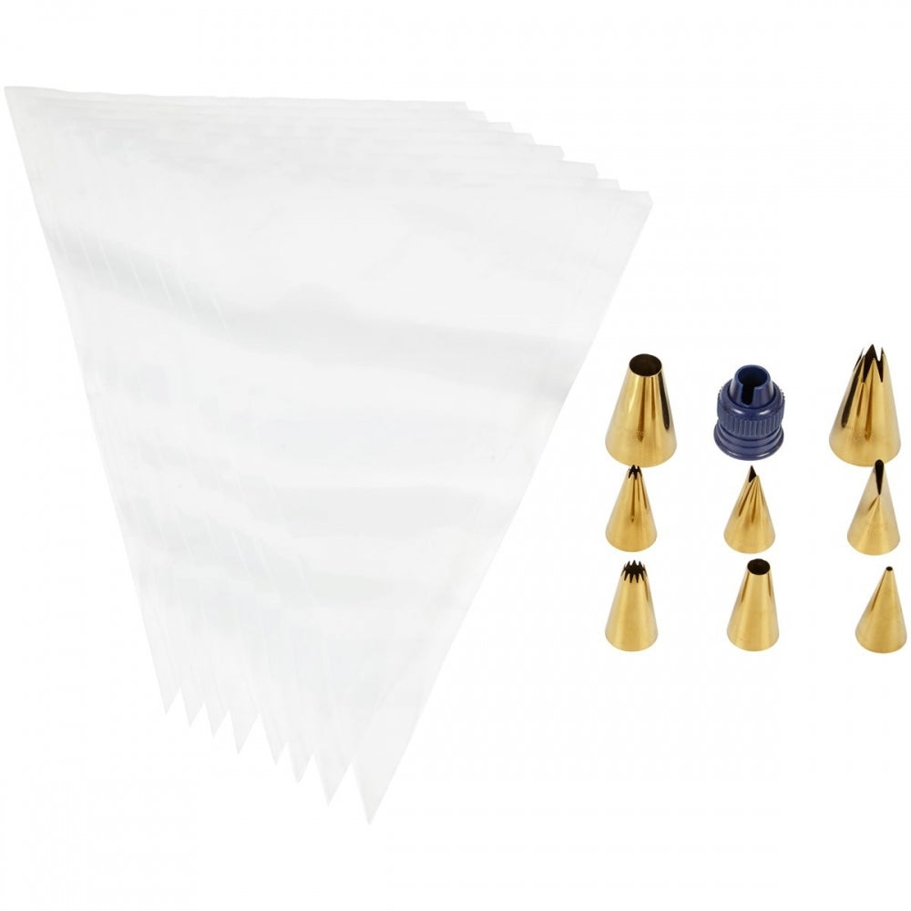 WILTON - Golden Decorating Tip Set