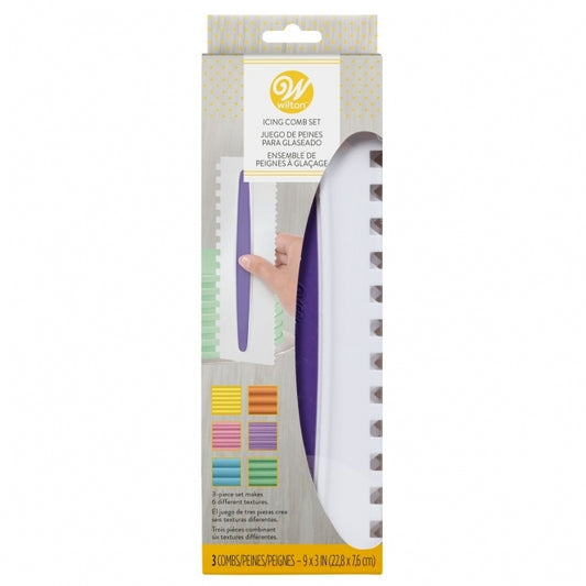 WILTON Icing Comb Set of 3