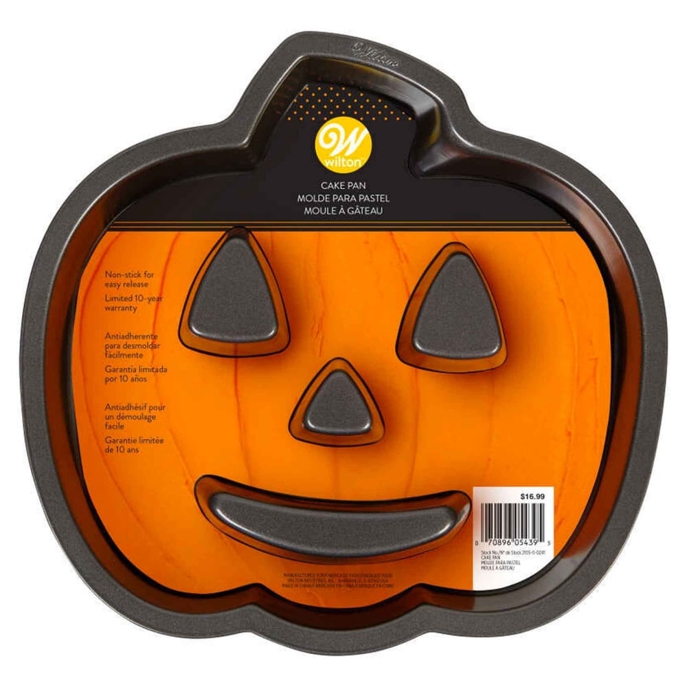 WILTON - Jack-O-Lantern Cake Tin