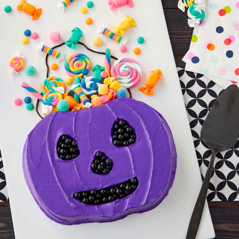 WILTON - Jack-O-Lantern Cake Tin