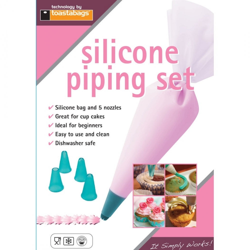 MAKE & BAKE BY TOASTABAGS Silicone Piping Set