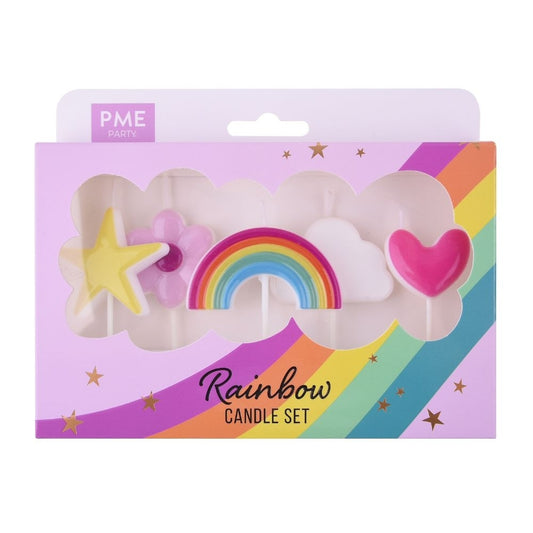 PME - Rainbow Candles - Set of 5