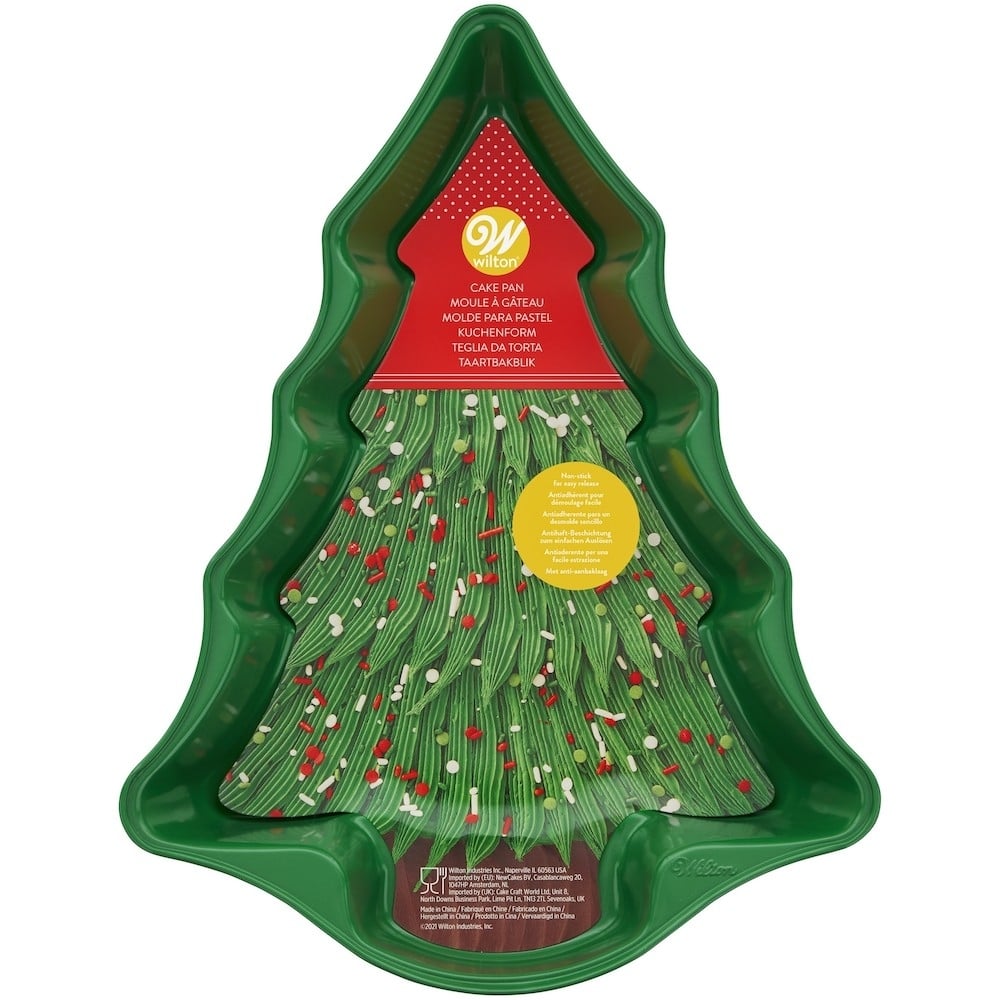 WILTON Non-Stick Christmas Tree Cake Tin