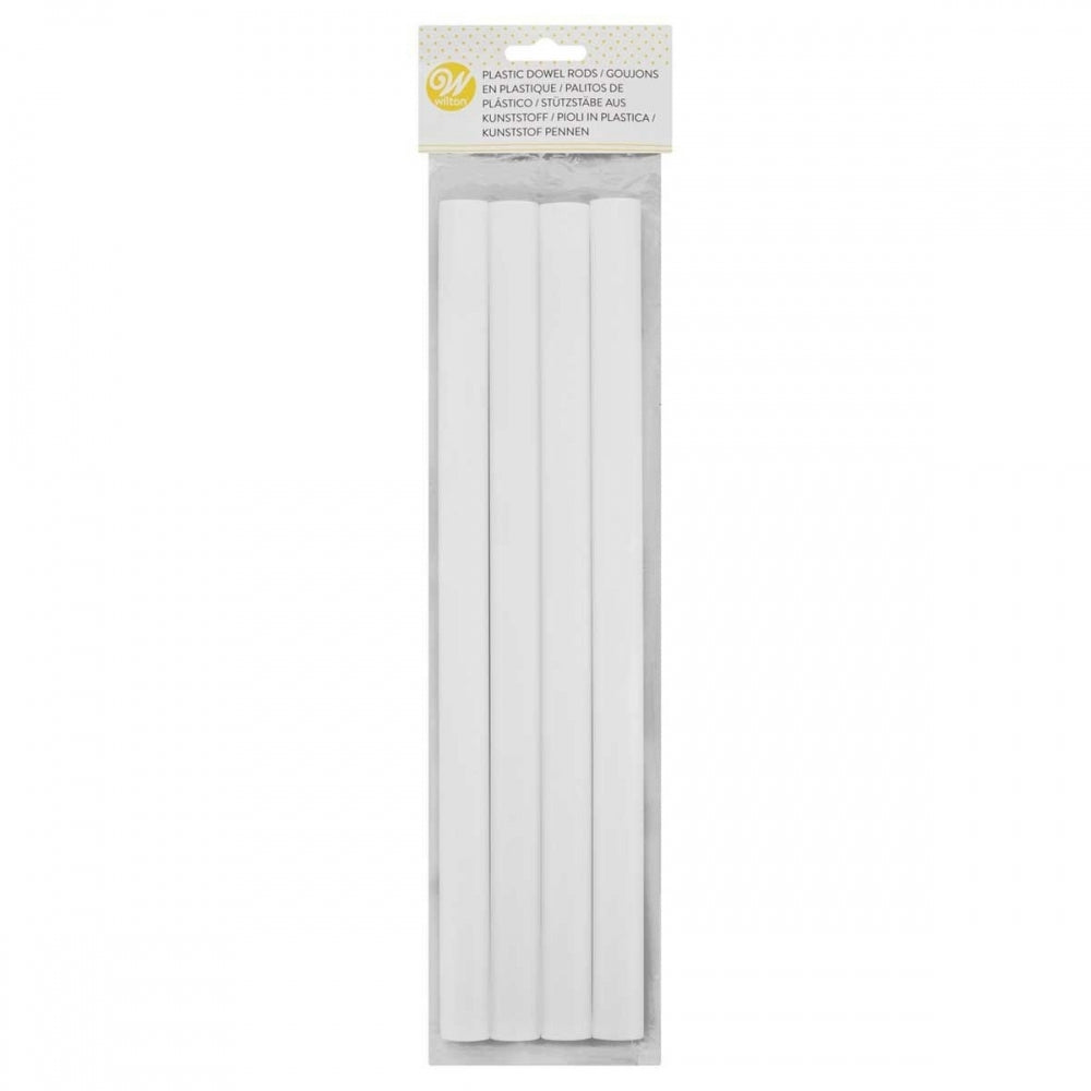 WILTON Plastic Dowel Rods - Set of 4