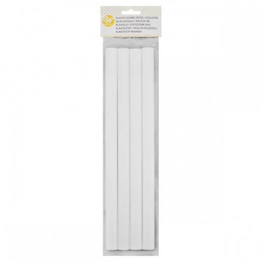 WILTON Plastic Dowel Rods - Set of 4