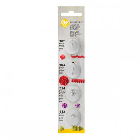 WILTON - Flower Decorating Tip Set