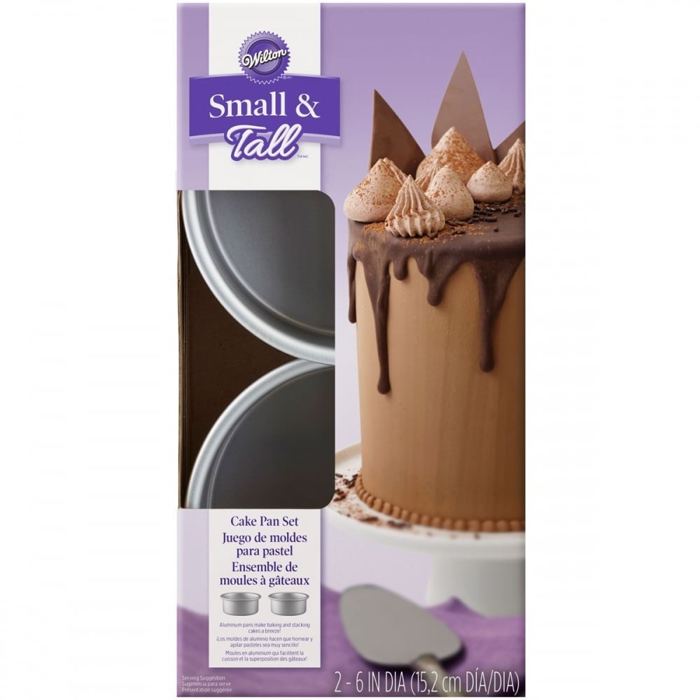 WILTON Small & Tall Layered Cake Pan - Set of 2