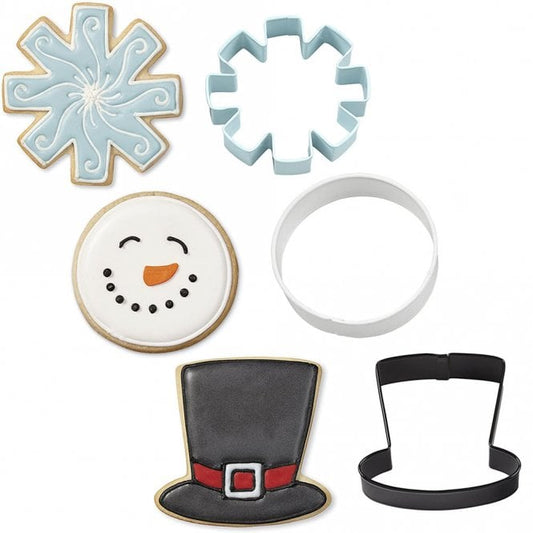 Wilton: Christmas cookie cutter set - Snowman.