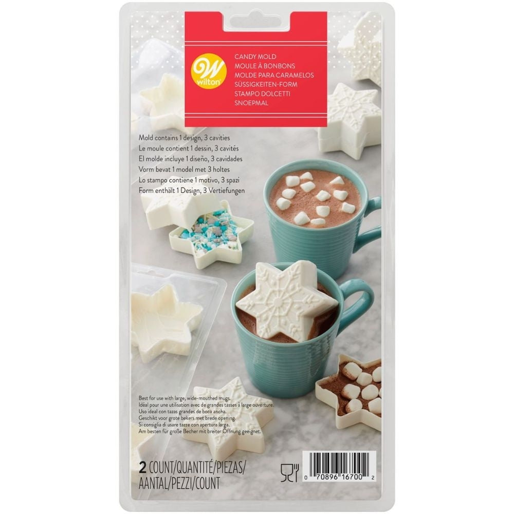 Snowflake 3D Hot Chocolate Mould